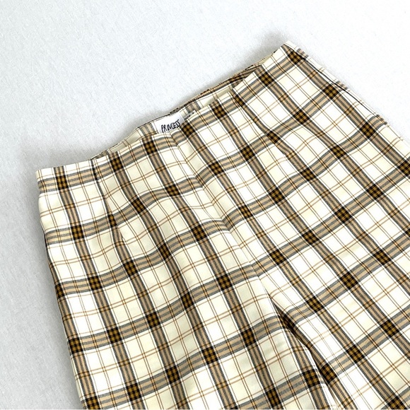 Princess Polly Euros Yellow Check Pants - Picture 6 of 11